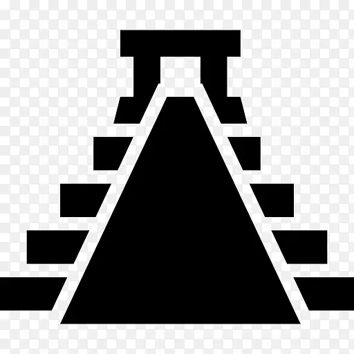 古墨西哥的金字塔形图标