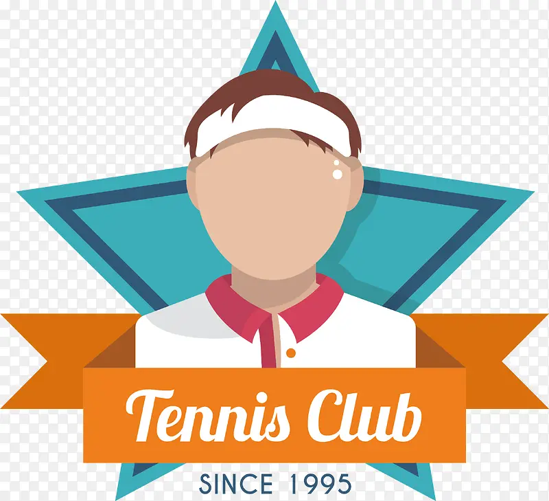 网球俱乐部宣传海报