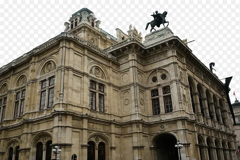 著名维也纳国家歌剧院景区
