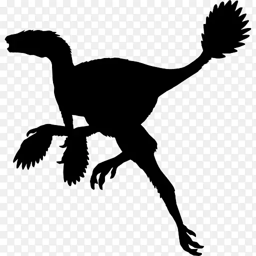 尾羽龙的恐龙形状图标