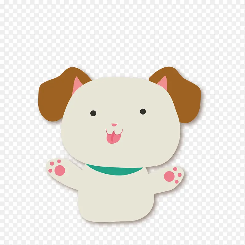 可爱的小狗卡通图