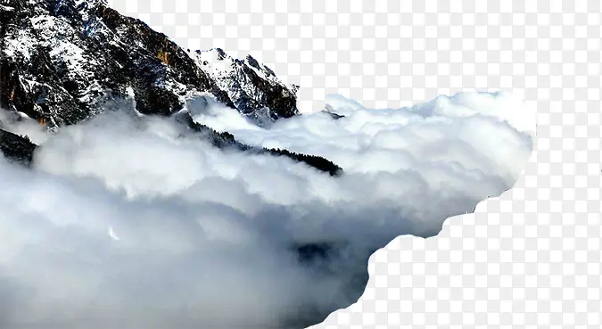 云朵里的高山