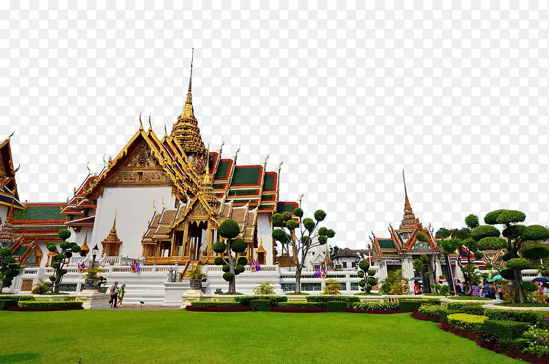 曼谷大皇宫全景图