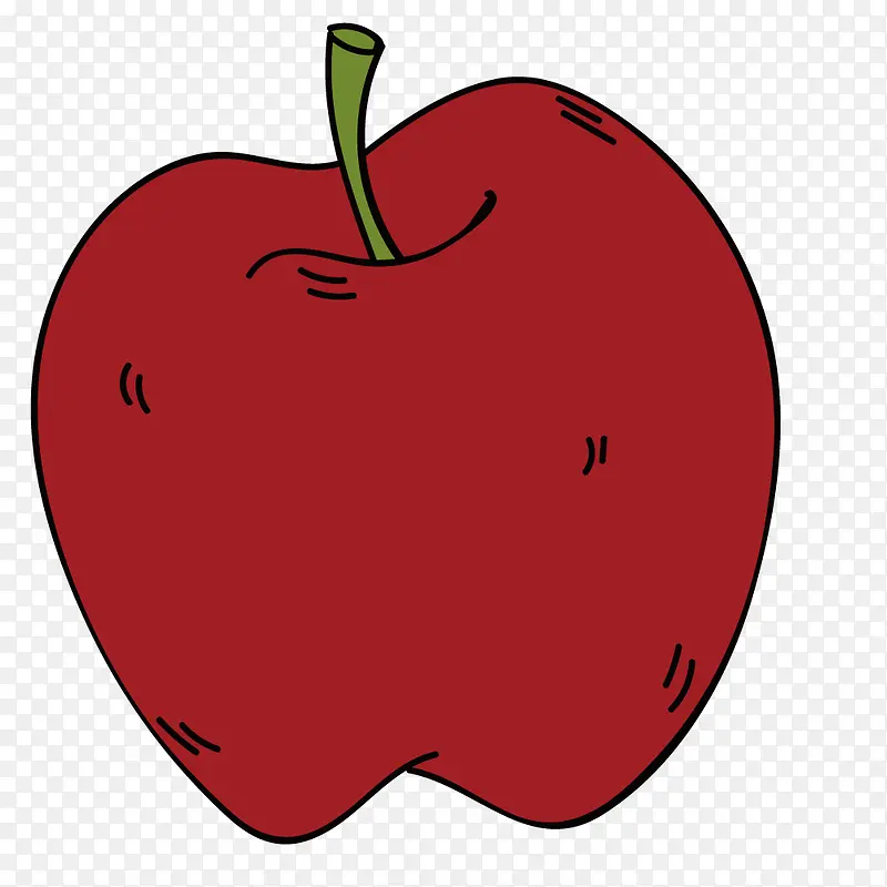 矢量水果苹果