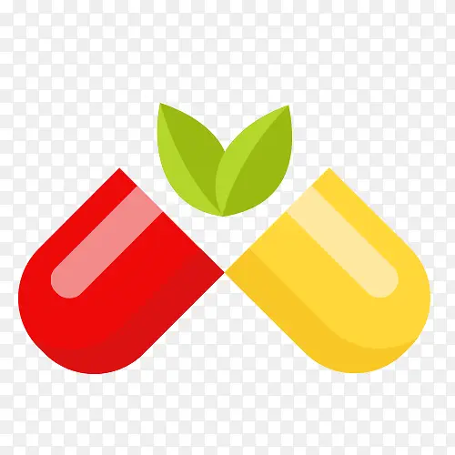 药丸卡通矢量图