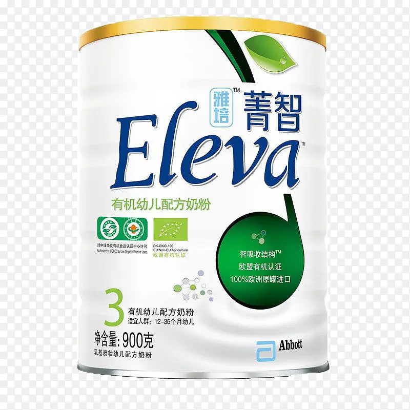 雅培菁智Eleva有机幼儿配方奶粉3段