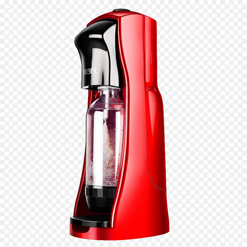 红色自制碳酸水饮料机