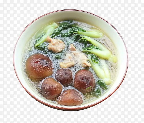 鲜香菇白菜汤
