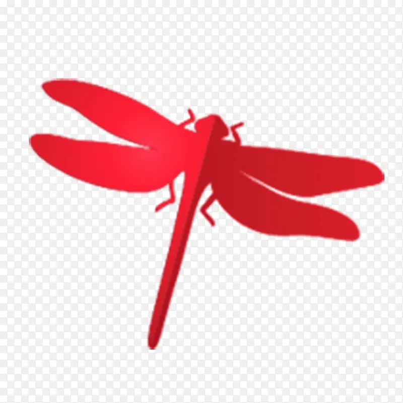 蜻蜓 吉祥物 剪影 昆虫