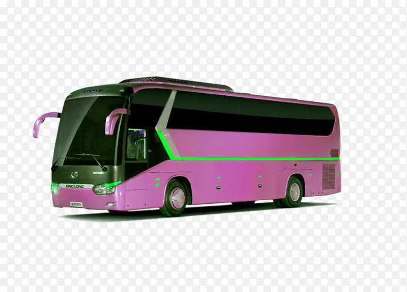 粉紫色班车