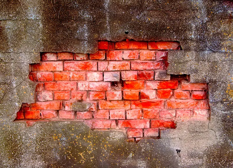 红砖墙壁背景