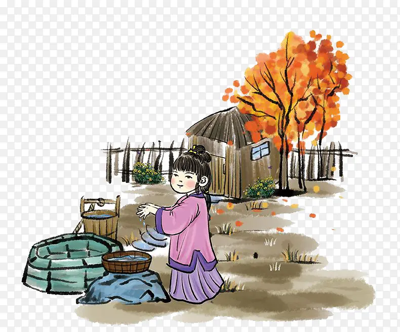 中国风创意国学插画装饰