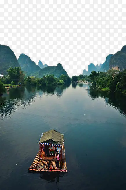 桂林竹筏漂流