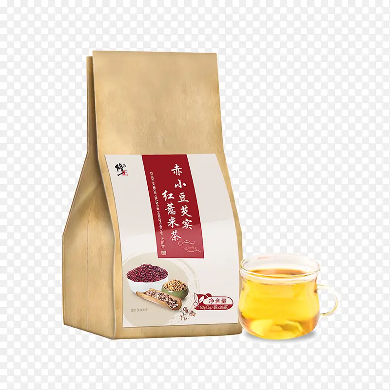 薏米茶包装设计素材