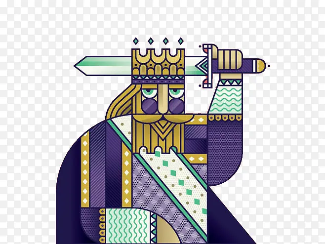手绘国王
