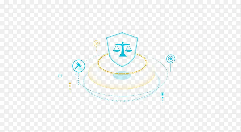 创意科技小图标合成法律logo