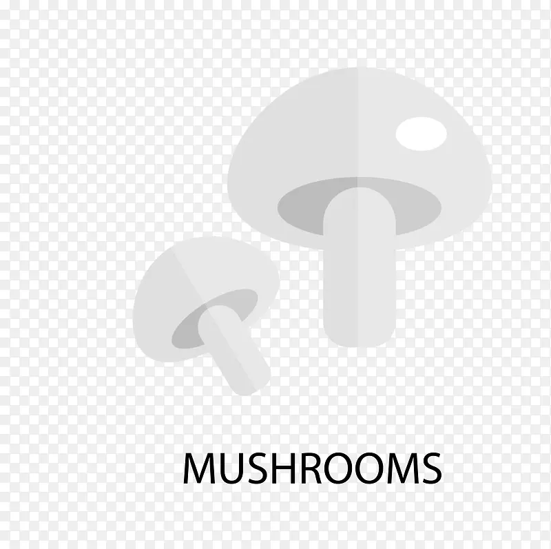 矢量白蘑菇