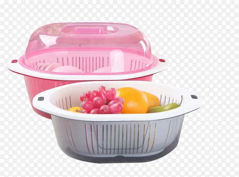 透明盖子的洗菜篮子
