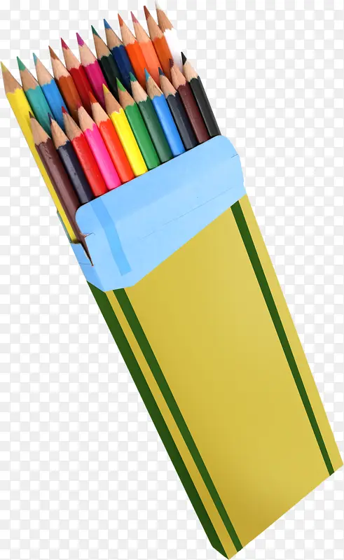 实物彩色铅笔
