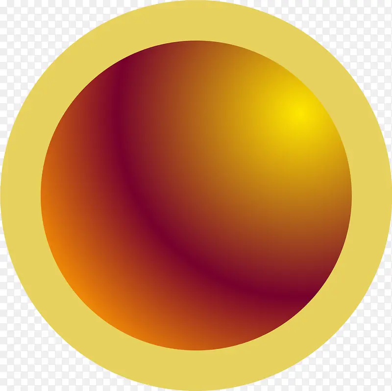 金色闪耀圆环