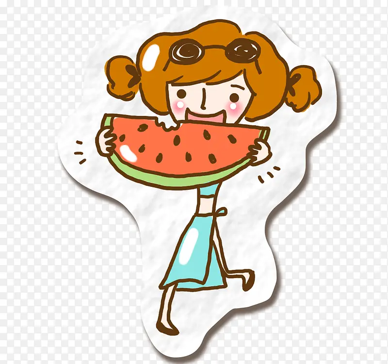 夏季卡通画