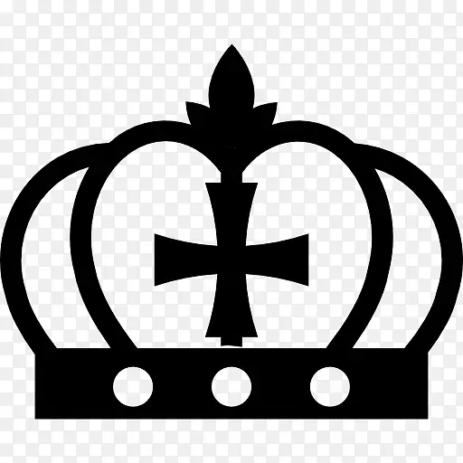 王冠与交叉在额中心图标