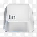 fin白色键盘按键