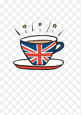 英国旗咖啡杯图片
