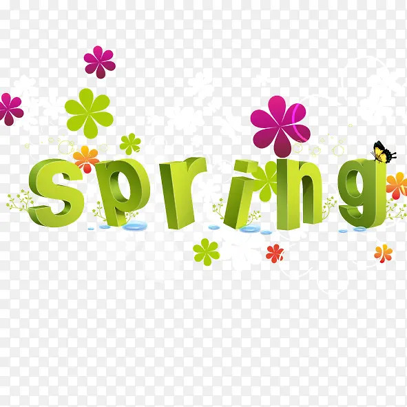 spring花朵PNG图片素材下载_图片编号yarxbgbl-免抠素材网