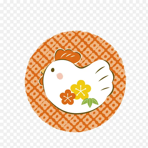 卡通红色餐垫