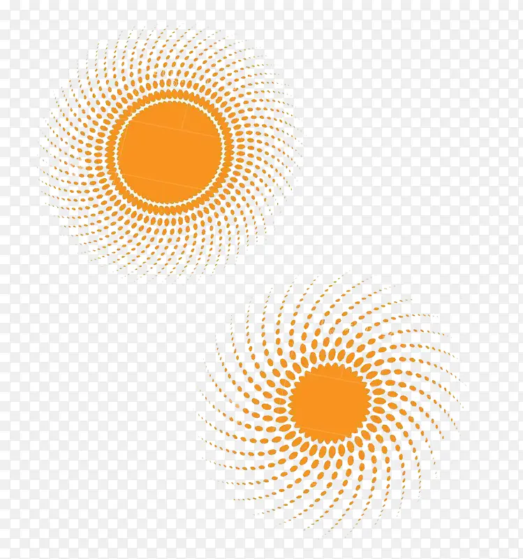 两个太阳图案