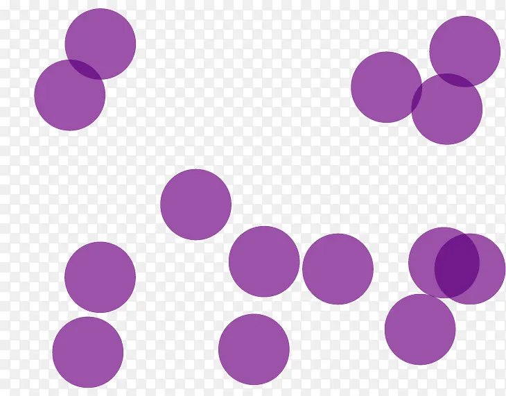 矢量紫色小圆点