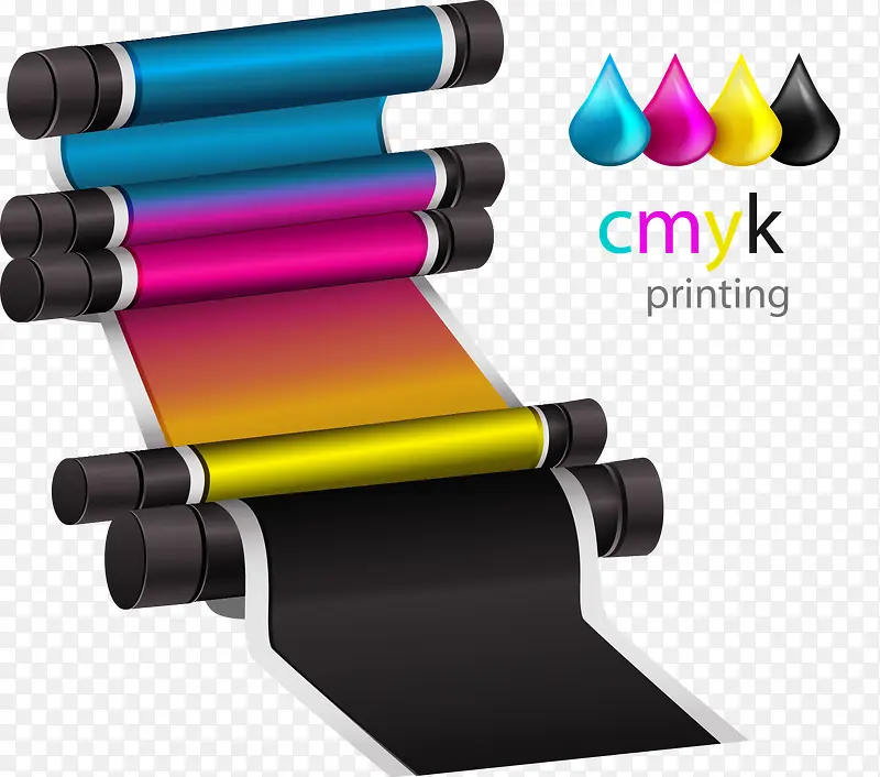 矢量手绘印刷CMYK