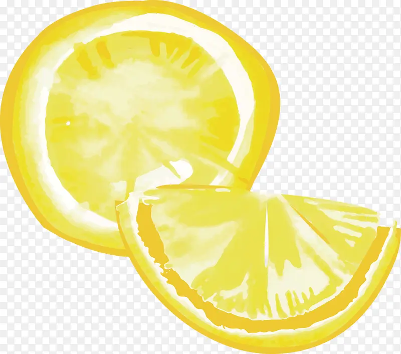 柠檬精致水粉图形