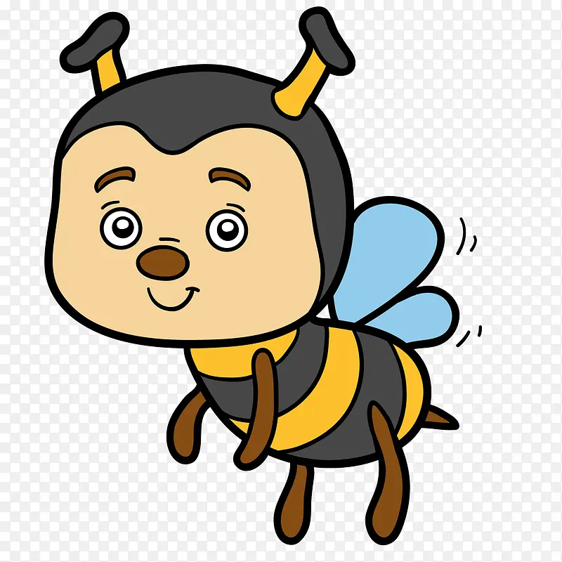 卡通可爱的小蜜蜂