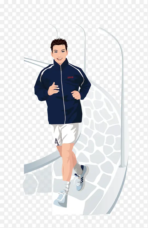跑步的男人
