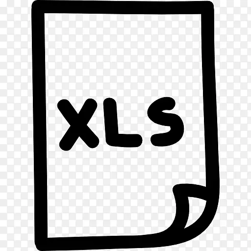 xls文件手绘界面符号图标