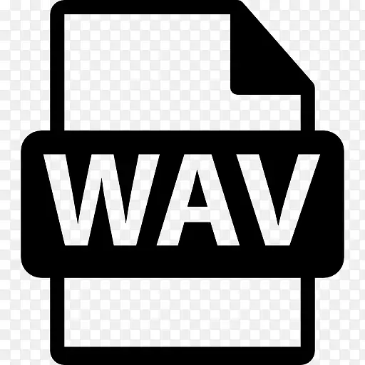 WAV文件格式符号图标