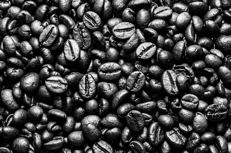 黑色咖啡豆纹理素材