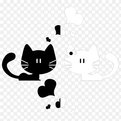 黑白猫设计