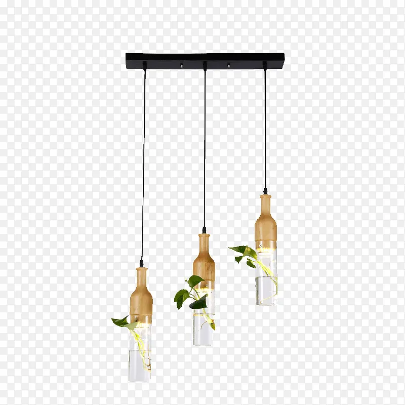 植物玻璃吊灯