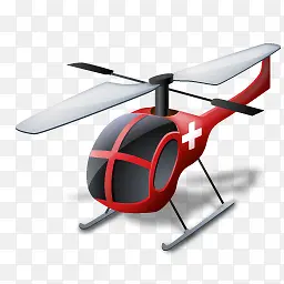 医疗直升飞机图标