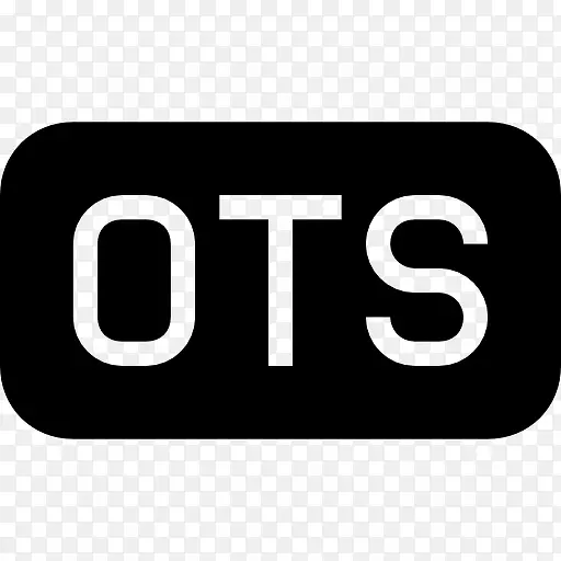 OTS文件黑色圆角矩形界面符号图标