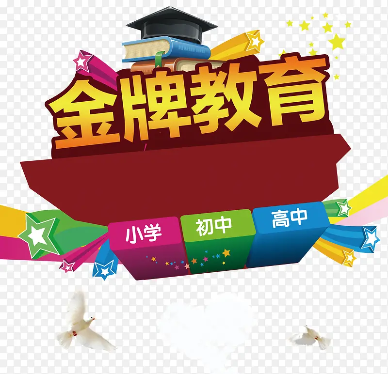金牌教育培训展架