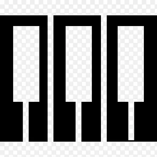 钢琴键图标