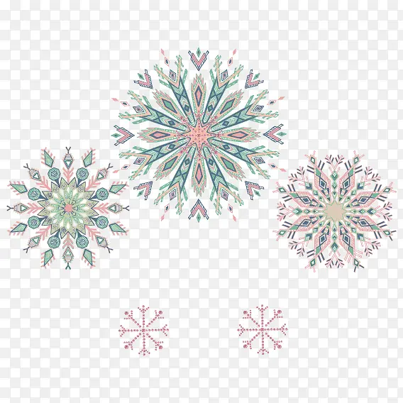 民族风花朵矢量