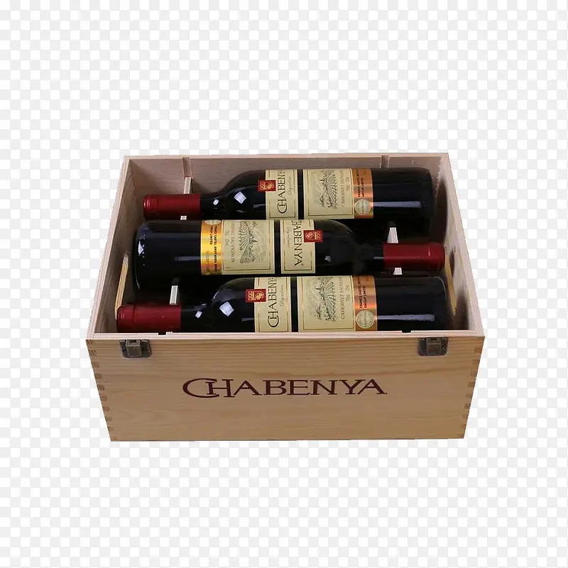 3瓶红酒装红酒木箱