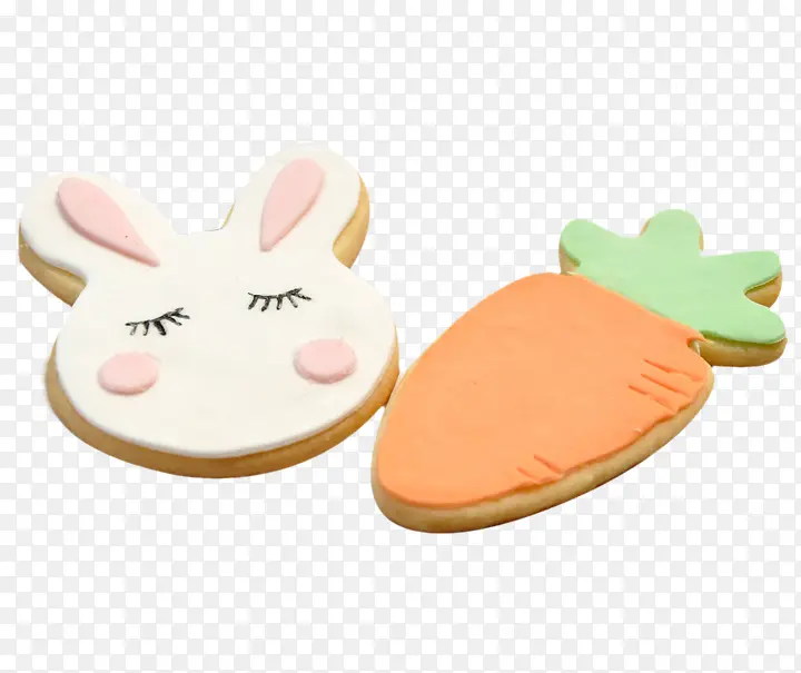 小兔子和胡萝卜饼干