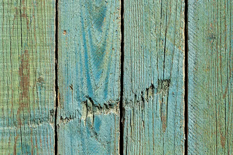 蓝色复古木板背景