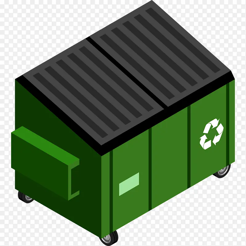 绿色环保垃圾箱